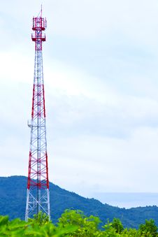 A Communications Tower Stock Photo