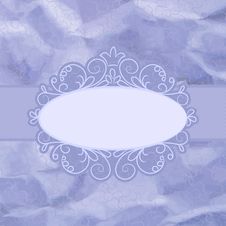Vintage Styled Card With Wave Ornament. EPS 8 Royalty Free Stock Photography Vintage Styled Card With Wave Ornament. EPS 8 Royalty Free Stock Photography