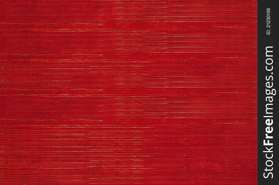 Image of Red Stained Ribbed Natural Textured Background