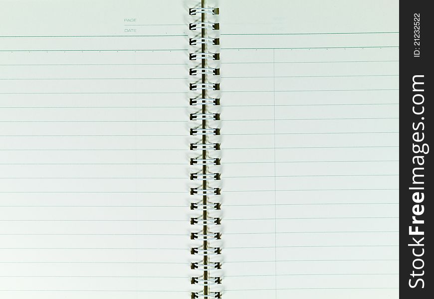 Blank note book for write