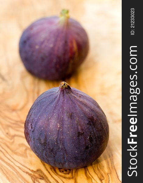 Fresh,ripe Figs,a Close Up Shot