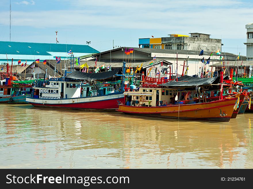 Fishing villages in thailand(travel)