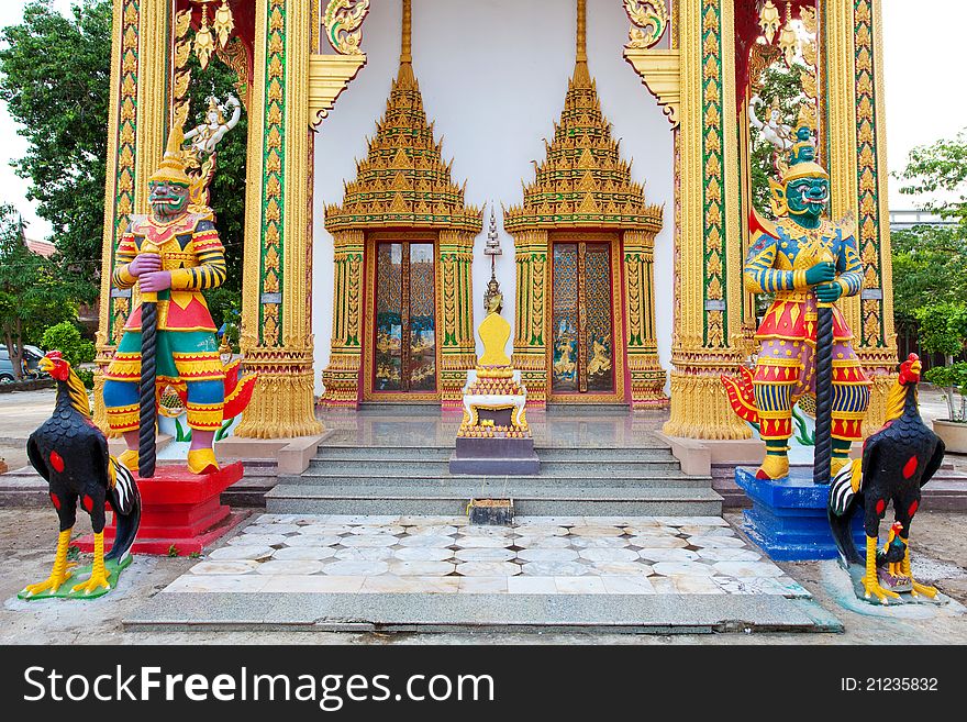 Guardian of Temple in Thailand