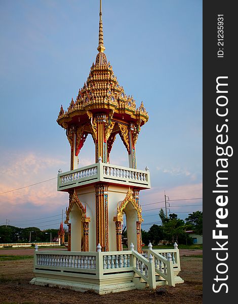 The bell tower in Thailand