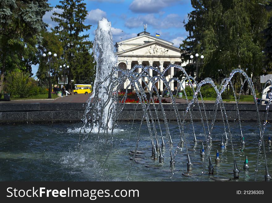 Fontain In The Park.