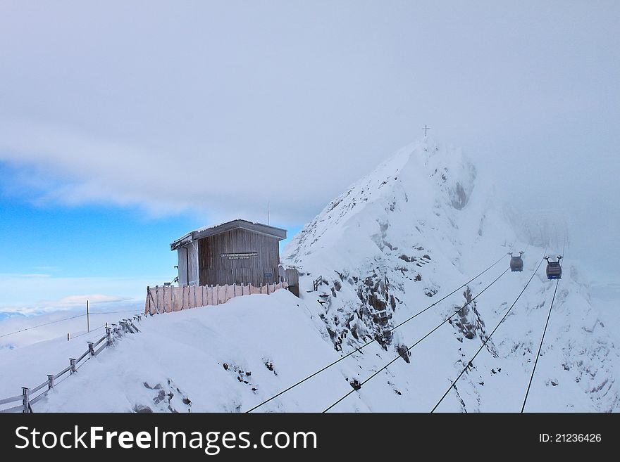 Winter Fairy Tale In The Alpes