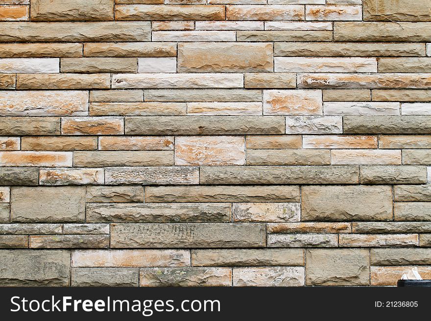 Stone Brick Wall Background