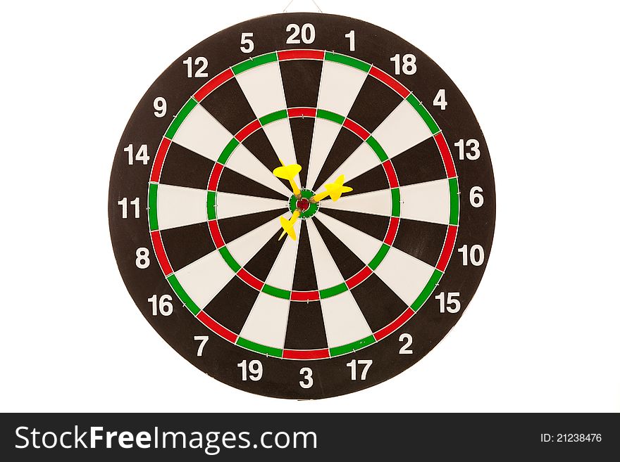 Red darts hitting the target for the shield. Red darts hitting the target for the shield.