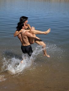 Run In Water Stock Photography Run In Water Stock Photography