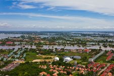 Scenic View From The Hilltop. Royalty Free Stock Photos Scenic View From The Hilltop. Royalty Free Stock Photos