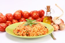 Risotto With Tomatoes Stock Image