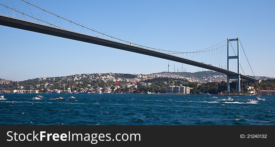 Bosphorus bridge at the istanbul city