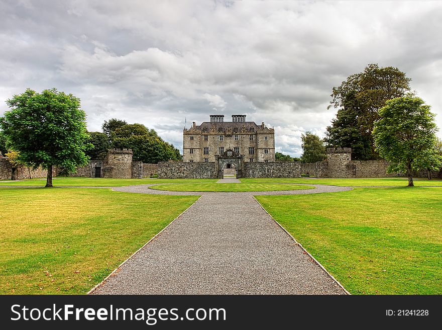 Portumna Castle and gardens in Co.Galway - Ireland