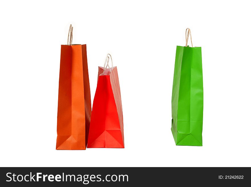 Many colorful of shopping bags