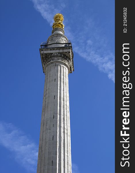 The Monument And Blue Sky