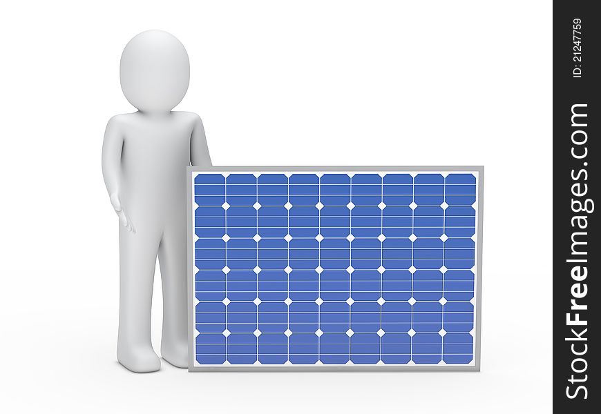D Man Solar Panel