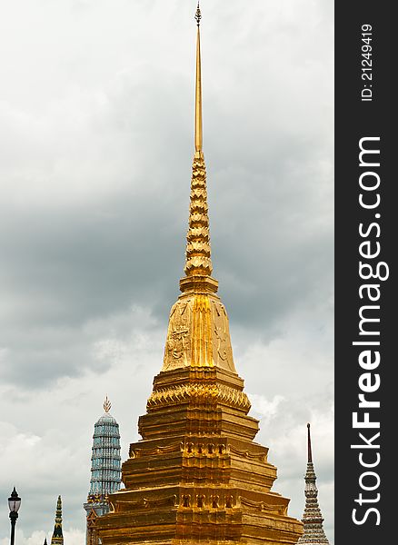 A beautiful pagoda in thailand