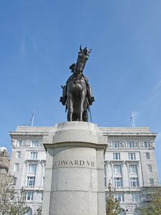 Edward VII Statue2 Stock Image Edward VII Statue2 Stock Image