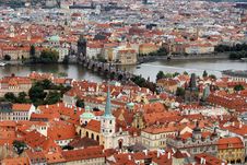 Prague Panorama Royalty Free Stock Photography