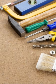 Tools And Instruments On Wood Royalty Free Stock Photo Tools And Instruments On Wood Royalty Free Stock Photo