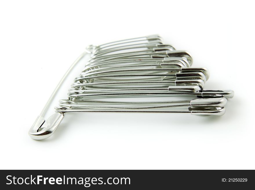 Many safety pin tools for sewing and fixing. Many safety pin tools for sewing and fixing