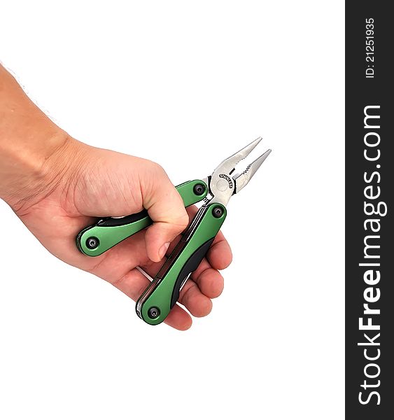 Pocket tool on a white background