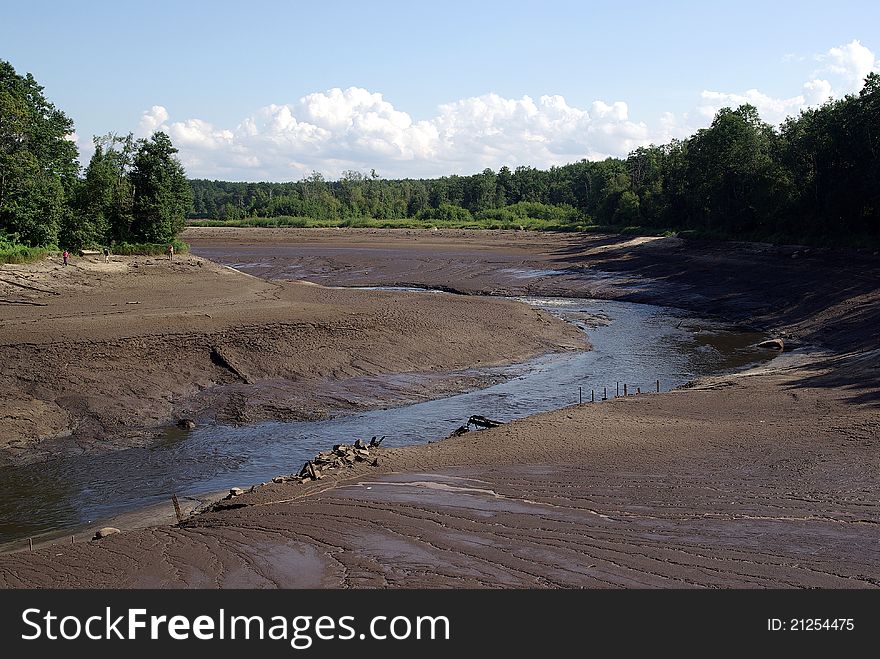 The river Jagala in Estonia. A power station dam. Dam repair. The river Jagala in Estonia. A power station dam. Dam repair