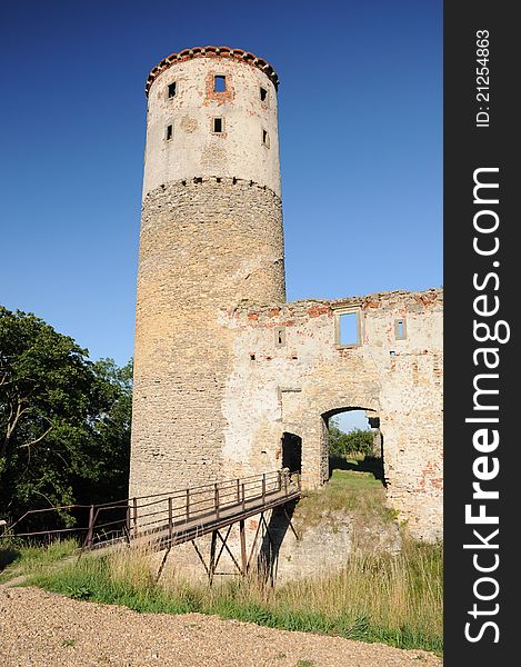 Remains of old medieval castle, Czech Republic