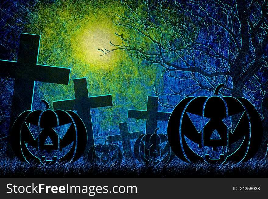 Grunge textured Halloween for background. Grunge textured Halloween for background