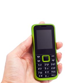 Mobile Phone In Hand Stock Images