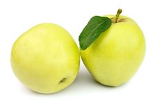 Juicy Yellow Apples Royalty Free Stock Image