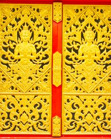 Thai Traditional Texture On Gate Royalty Free Stock Photos Thai Traditional Texture On Gate Royalty Free Stock Photos