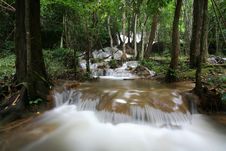 Stream Rainforest Waterfall Stock Image Stream Rainforest Waterfall Stock Image
