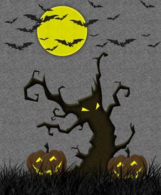 Bat Fly Halloween Fabric Recycle Royalty Free Stock Image