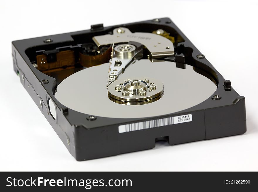 Inside View Of Hard Drive