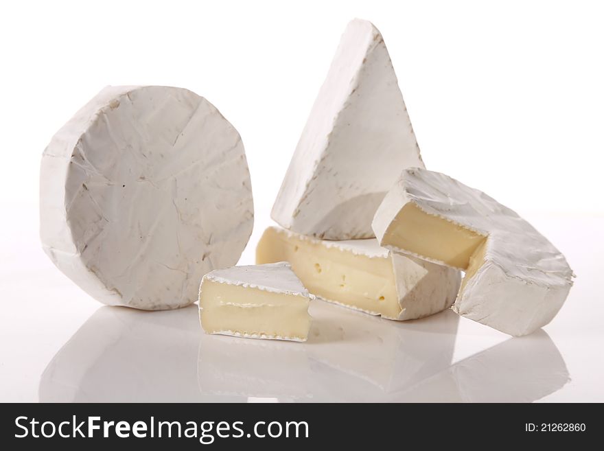 Very tasty cheese on white. Very tasty cheese on white