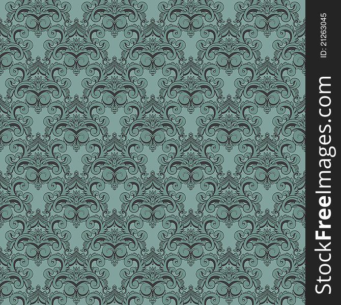 Seamless pattern in retro style