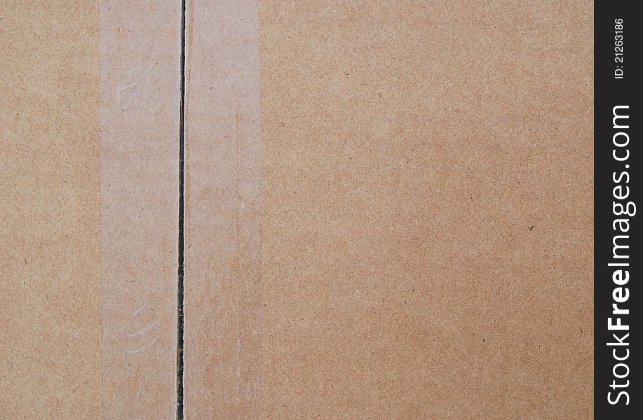 A cardboard textures background in blank