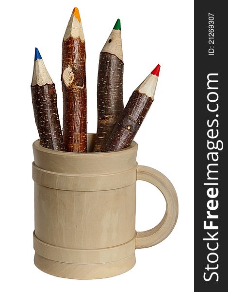 Comical  pencils.