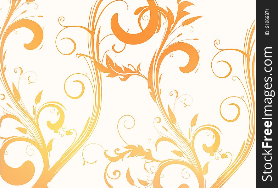 Floral background pattern