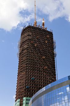 Building A Skyscraper. Stock Images