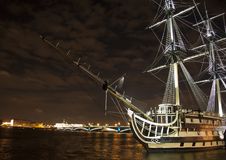 Old Ship On The Neva River Stock Images Old Ship On The Neva River Stock Images