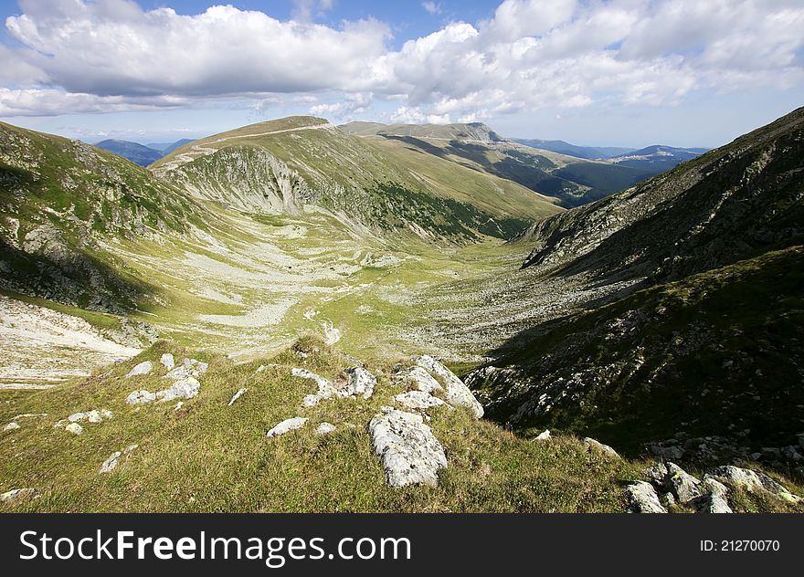 Mountain Landscape In Parang Mountains