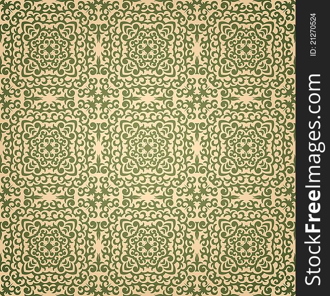 Seamless pattern in retro style