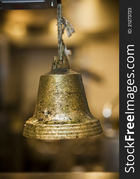 Rustic Bronze Bell with short focal depth
