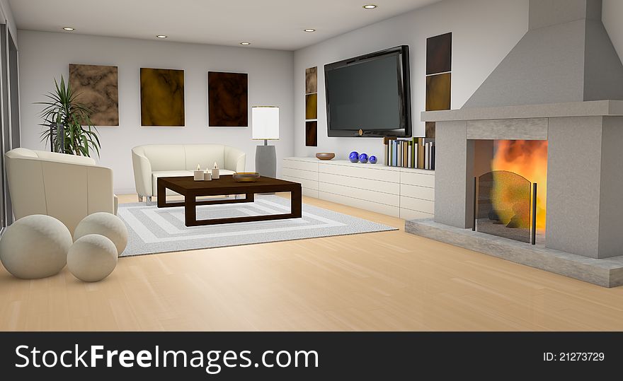 Fireplace Room