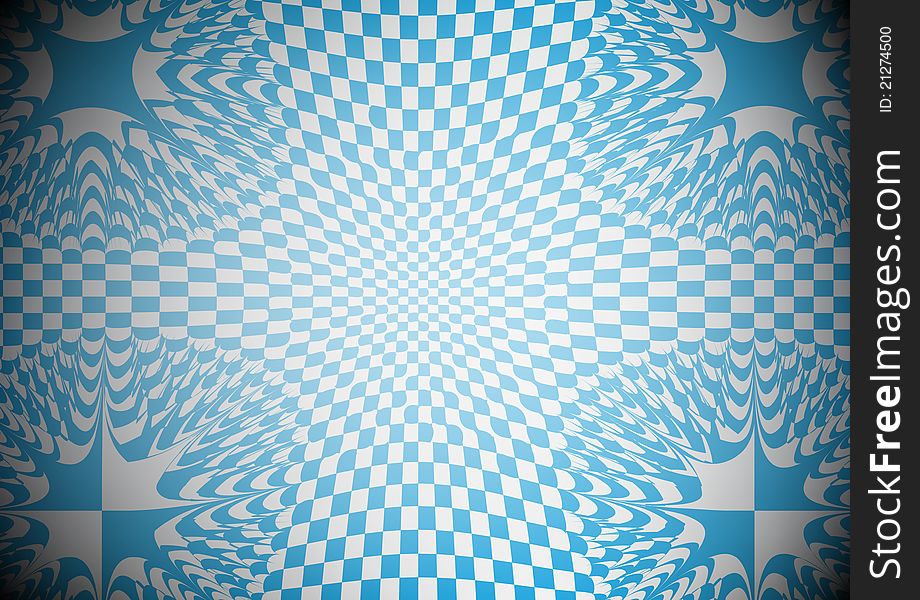 Blue and white checkered background. Blue and white checkered background