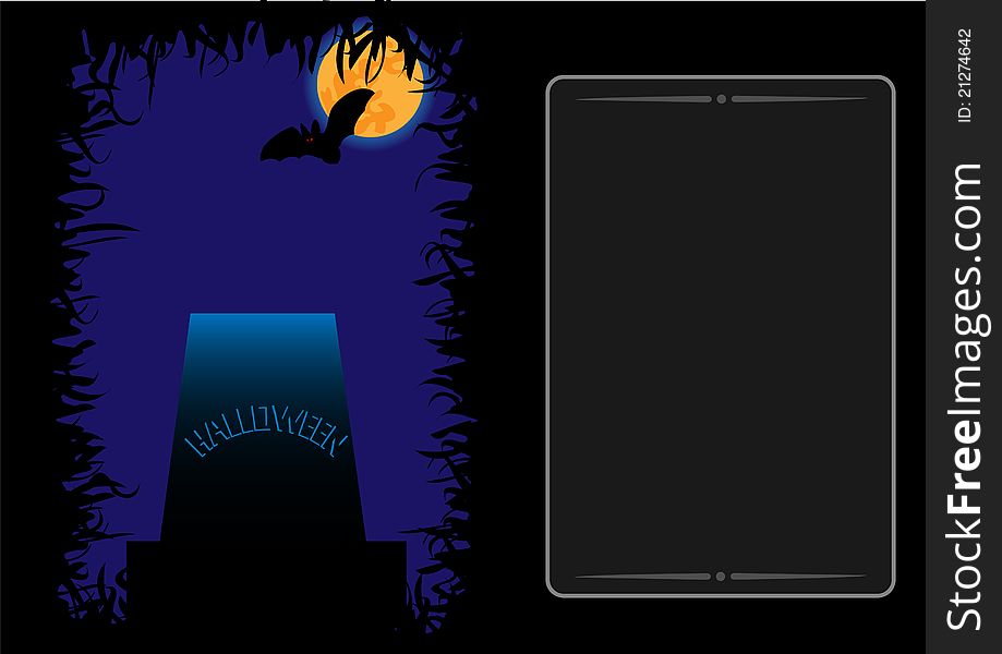 Halloween background with area for your text.