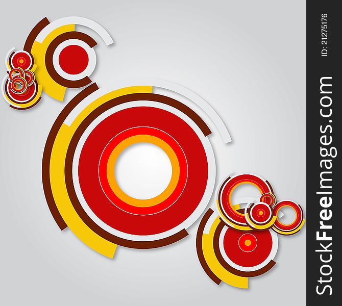 Abstract Ring Vector Background