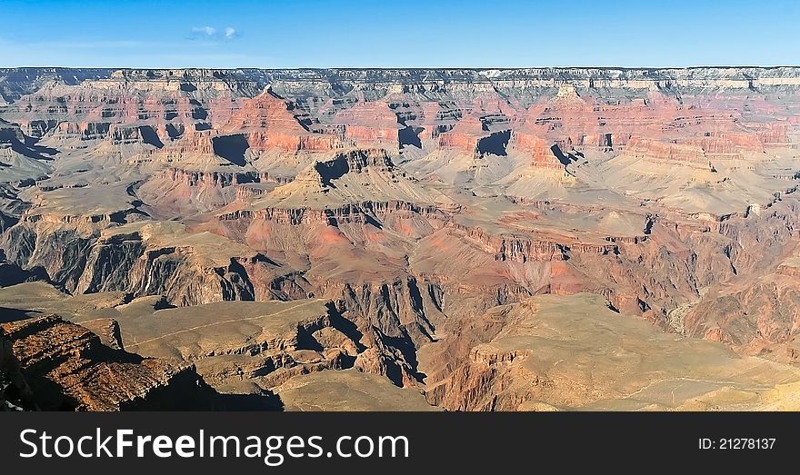 Beautiful Landscape Of Grand Canyon Panorama